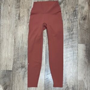 Andar High Waisted Seamless Leggings Rose Clay Workout Athleisure‎ Size 4